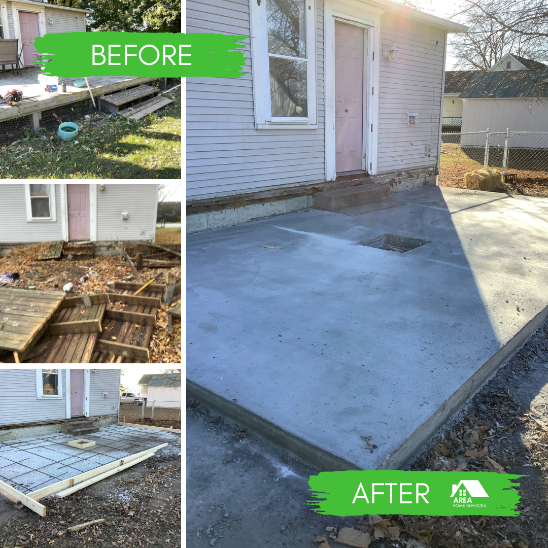 Concrete Patio Pour